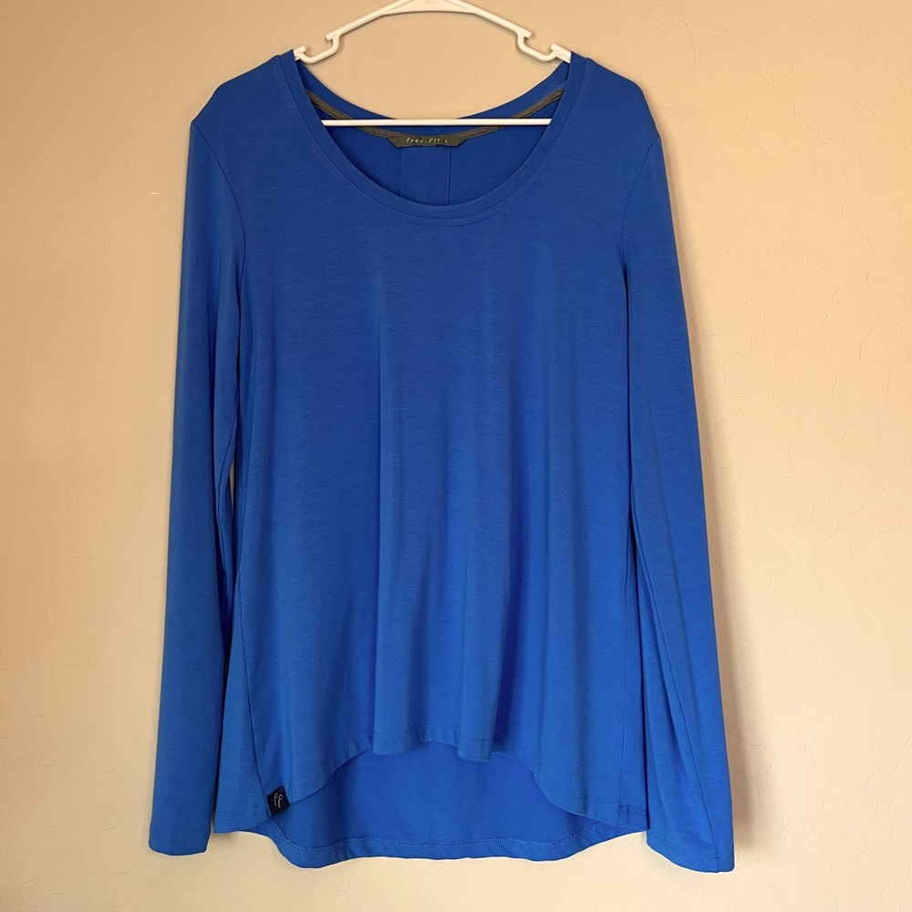 High % beech fabric Sun shirt. True blue.